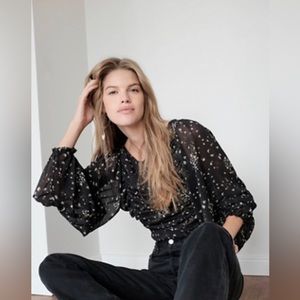 Free People Blouse open back